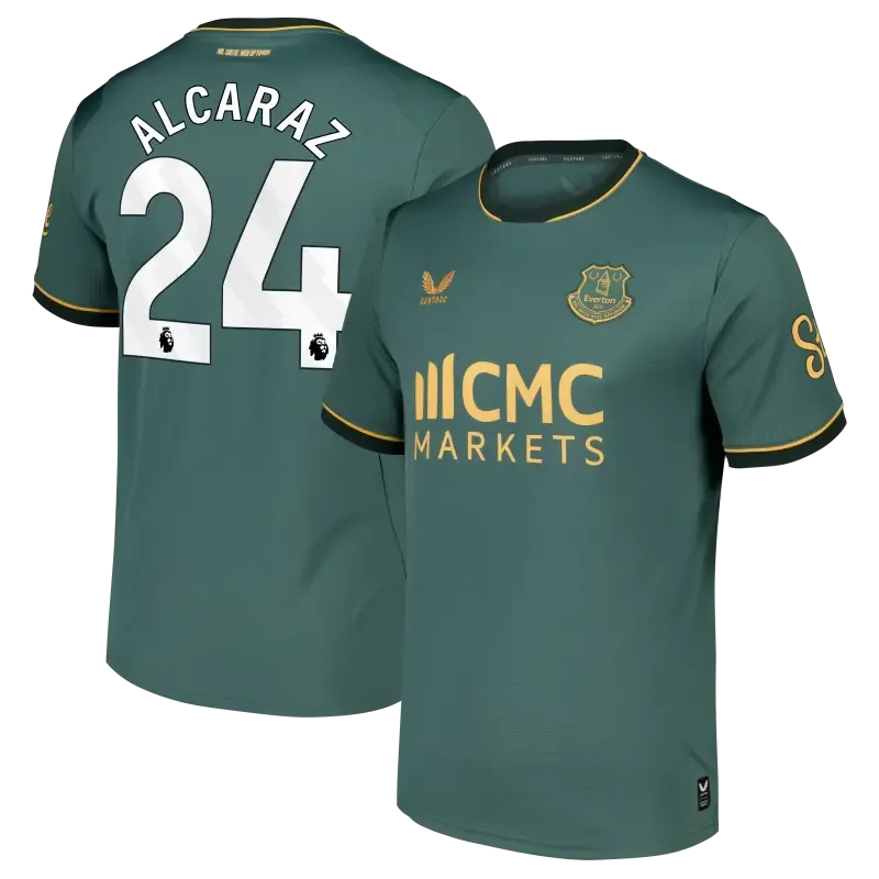 Everton Castore Third Replica Shirt 2026-27 With Alcaraz 24 printing