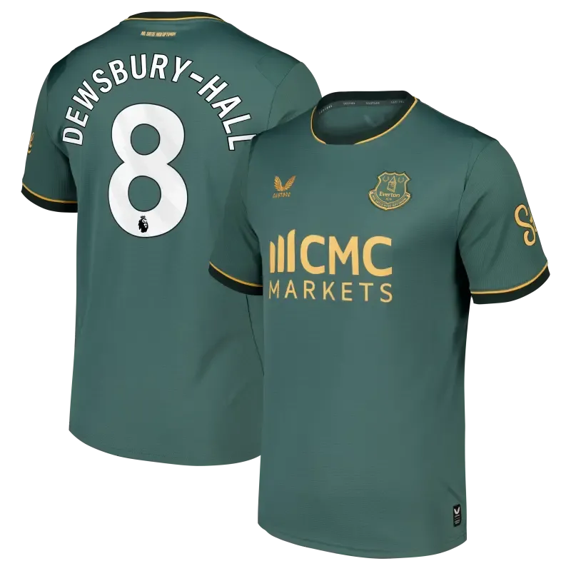 Everton Castore Third Replica Shirt 2026-27 With Dewsbury-Hall 22 printing