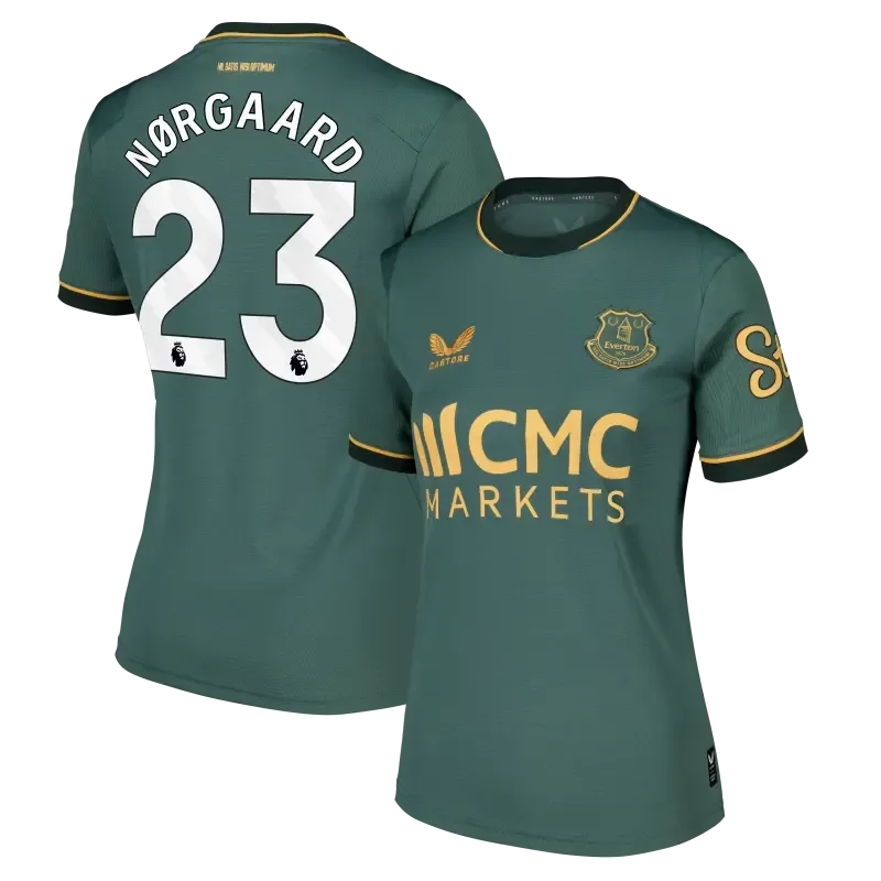 Everton Castore Third Replica Shirt 2026-27 - Womens With Nørgaard 23 printing