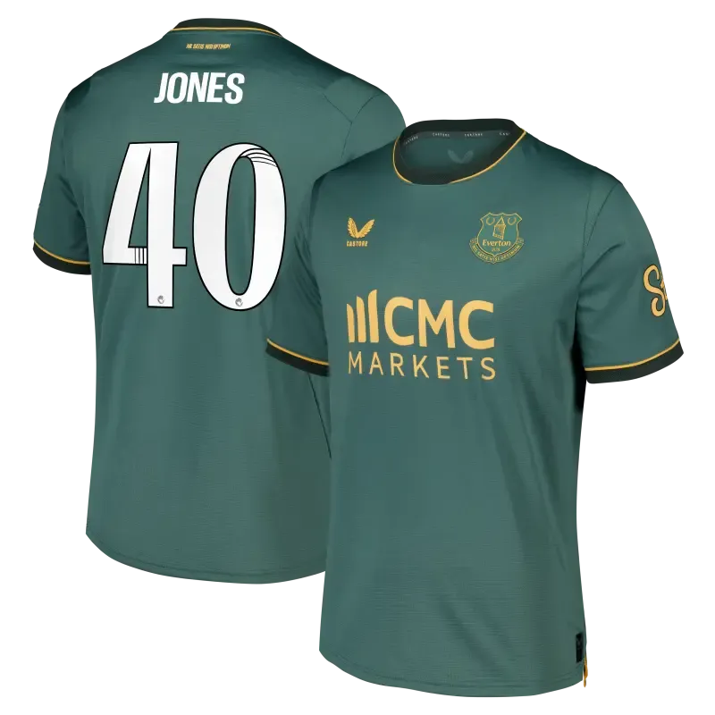 Everton WSL Castore Third Pro Shirt 2026-27 With Jones 40 printing