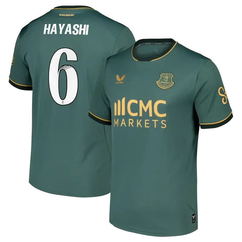 Everton WSL Castore Third Replica Shirt 2026-27 With Hayashi 6 printing