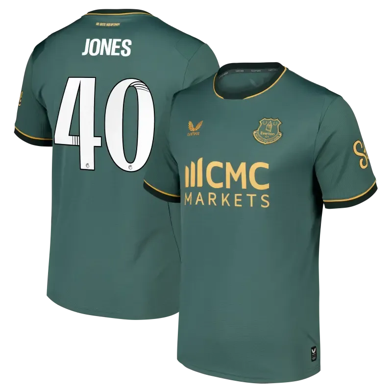 Everton WSL Castore Third Replica Shirt 2026-27 With Jones 40 printing