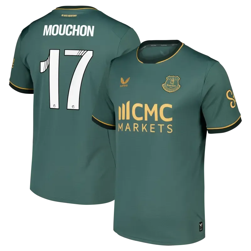 Everton WSL Castore Third Replica Shirt 2026-27 With Mouchon 17 printing