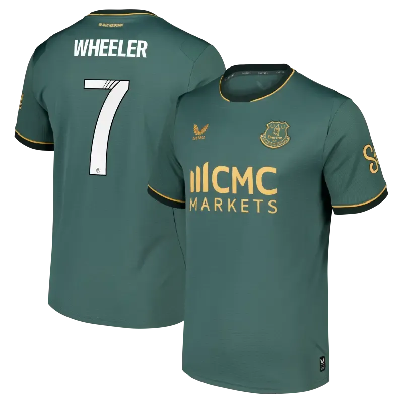 Everton WSL Castore Third Replica Shirt 2026-27 With Wheeler 7 printing