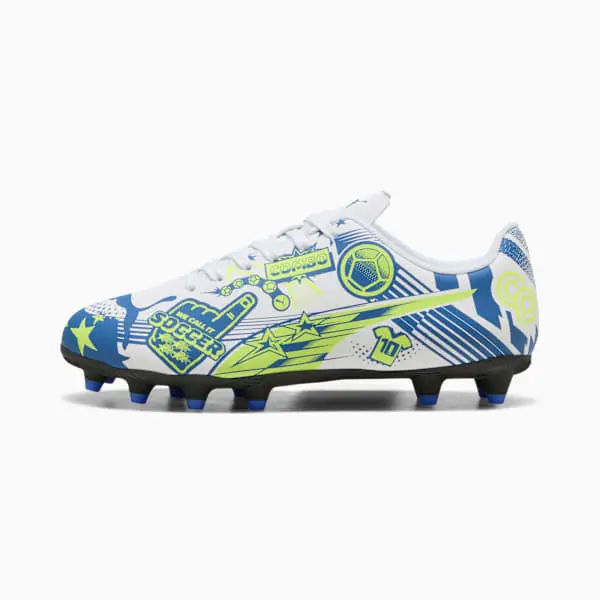 Everton Shirts puma-christian-pulisic-x-ultra-legacy-fgag-big-kid-allover-print-lake-blue-yello-108775-02 - Collection with Premium Football Boots for Fans
