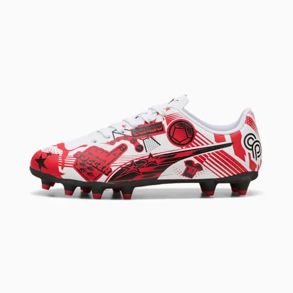 Everton Shirts puma-christian-pulisic-x-ultra-legacy-fgag-big-kid-allover-print-white-red-black-108775-05 - Collection with Premium Football Boots for Fans